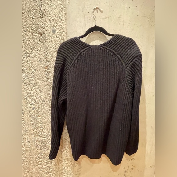 Acne Studios Black V-neck Sweater - Picture 3 of 6
